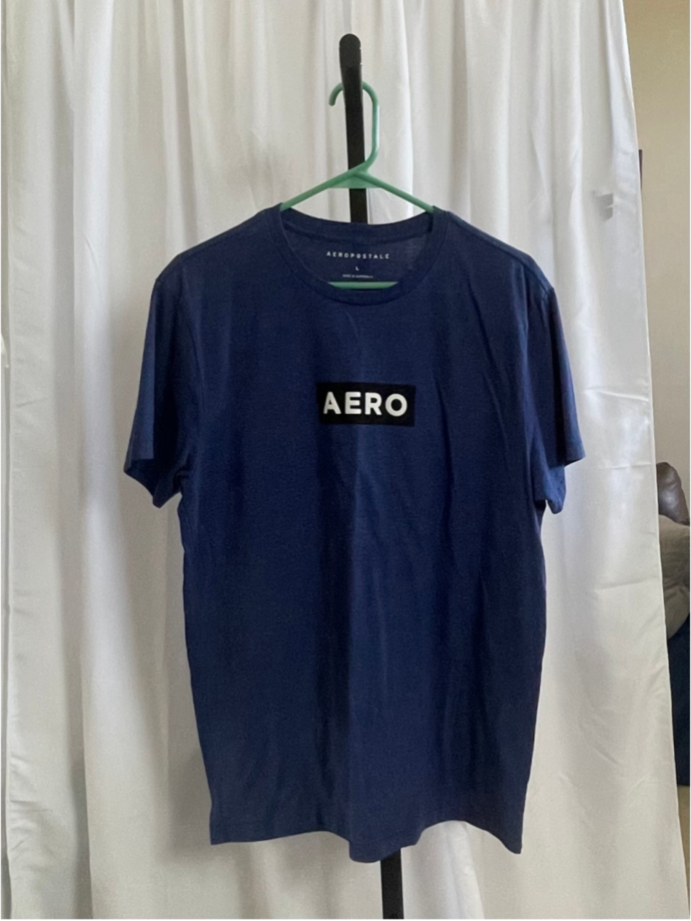 Men's Aeropostale Blue Short Sleeve T-Shirt Size L